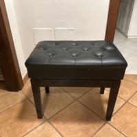 Sedia per pianoforte con scomparto interno per spa