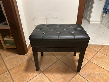 Sedia per pianoforte con scomparto interno per spa