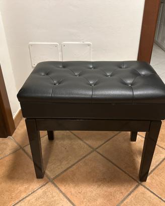 Sedia per pianoforte con scomparto interno per spa