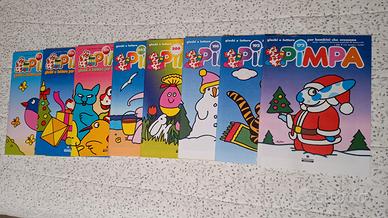 Lotto di 8 riviste La Pimpa con disegni di Altan 