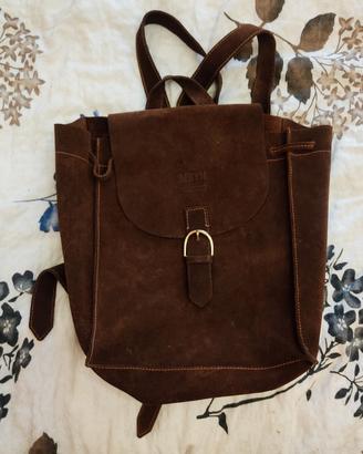 borsa zaino  scamosciato Nannini originale