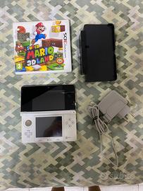 nintendo 3ds bianca + mario 3d land+ accessori