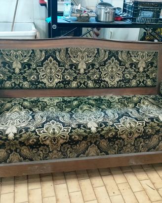 Divano letto antico primi ’900 in legno