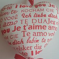 cuscino cuore multilingue