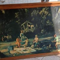 Quadro del 900 colazione sull'erba