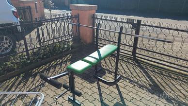 panca palestra con bilanciere