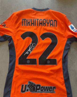 Maglia inter da campo Autografata