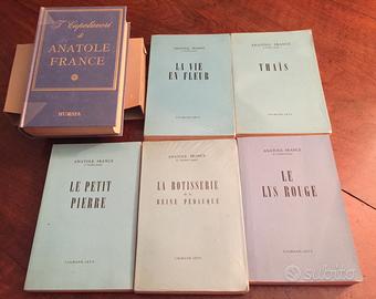 6 Libri di Anatole France(5 in francese,1 italiano