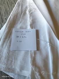 stoffa cotone misto lino 