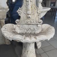 Fontana a muro in pietra ricostruita 80x50 h115