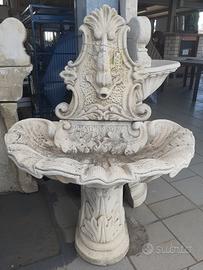 Fontana a muro in pietra ricostruita 80x50 h115