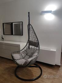 Poltrona dondolo sospesa