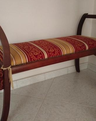 Panca decorativa in legno