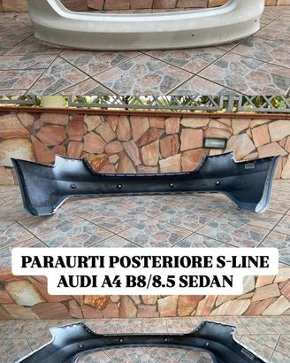 Paraurti posteriore s-line AUDI A4 B8 - originale