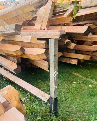 Travame in legno massiccio