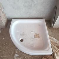 Piatto doccia angolare curvo 80
