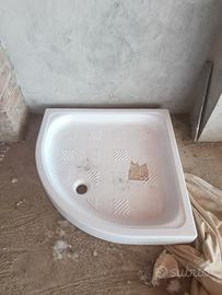 Piatto doccia angolare curvo 80