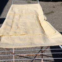 2 tappeti in cotone giallo made in Italy 