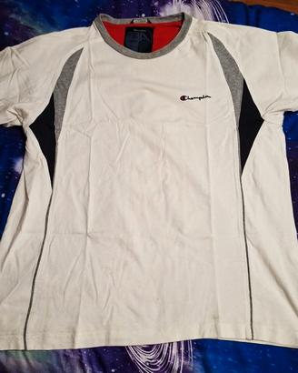 T-Shirt CHAMPION bianca mis. XLarge Usata Ott.