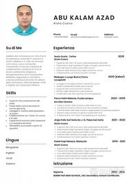 Lavapiatti e aiuto cuoco Full -time