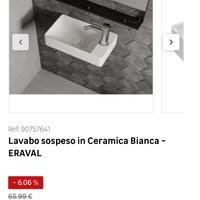 Lavabo sospeso piccolo