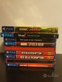Giochi PS4 come Nuovi prezzi in descrizione 