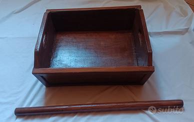 MAIDDA ANTICA IN LEGNO PER IMPASTO RESTAURATA