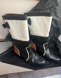 Stivali in pelle multicolor