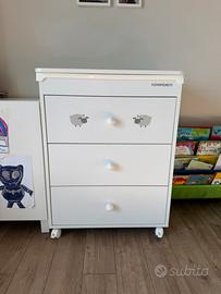 Fasciatoio Foppapedretti con vaschetta Mod. Pekos