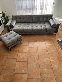 Divano con pouf NUOVO