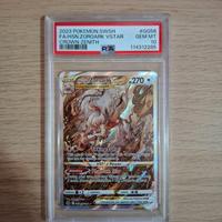 Hisuian Zoroark Vstar (crz GG56) PSA 10
