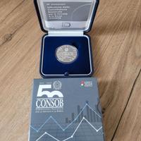 5 euro Italia 2024 Consob In Argento Proof 