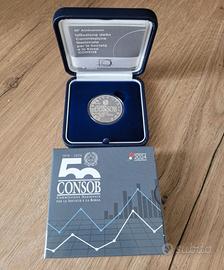 5 euro Italia 2024 Consob In Argento Proof 