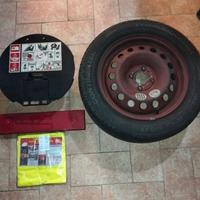 Ruota di scorta completa di kit