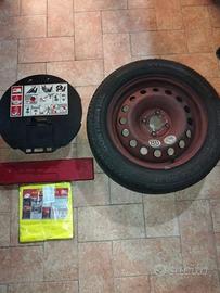 Ruota di scorta completa di kit
