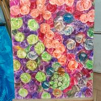 L'Italia 1982 di Cesco Soli - Olio su tela, 60x80