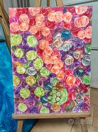 L'Italia 1982 di Cesco Soli - Olio su tela, 60x80