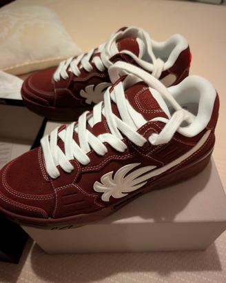 Scarpe Palm Agels 45 Suede Burgundy