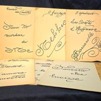 7 spartiti musicali  - Ricordi -Canto E Pianoforte