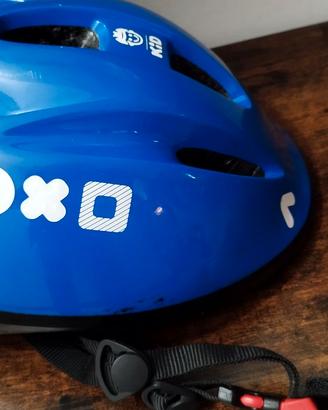 Casco bici btwin bambino blu 47-53 cm