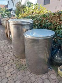 Contenitori inox vino o olio