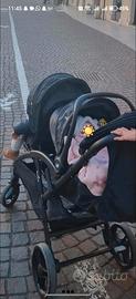passeggino doppio con l'ovetto