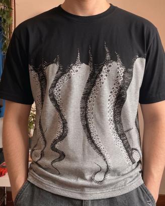 T-shirt Octopus Original tentacoli uomo - tg M