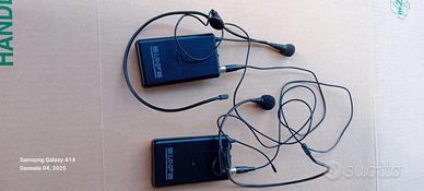 2 MICROFONI WIRELESS PROFESSIONALI