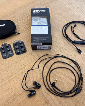 Shure SE 215 In-Ear + Cavo Lightning RMCE-LTG