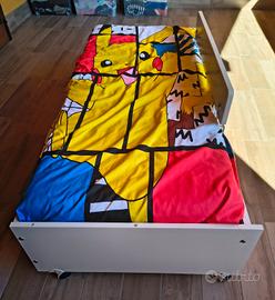 Letto bambino con materasso + sponda sicure