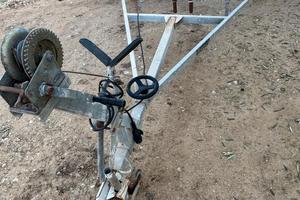 carrello barca completo non omologato basculante