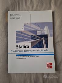 libro Statica, Fondamenti di meccanica strutturale
