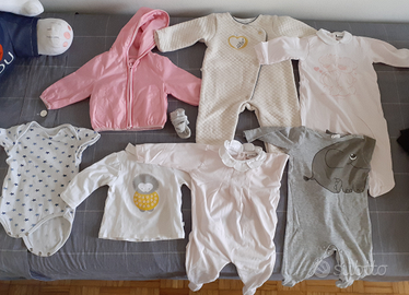 Stock vestiti bambina 3/6 mesi