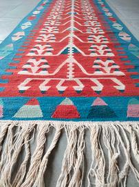 Corsia di kilim, annodato a mano, 1970 circa